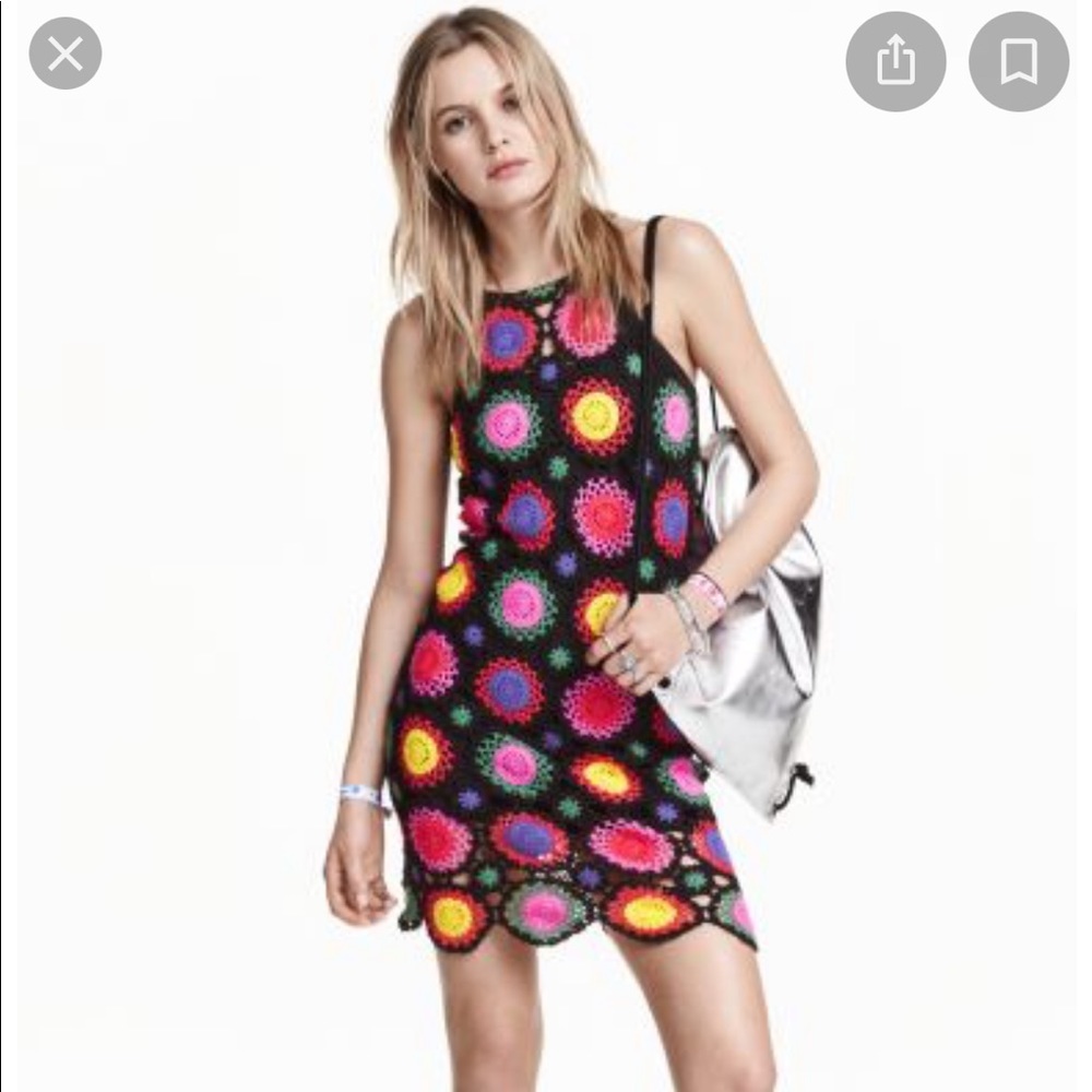 NWT H&M Coachella Crochet Dress